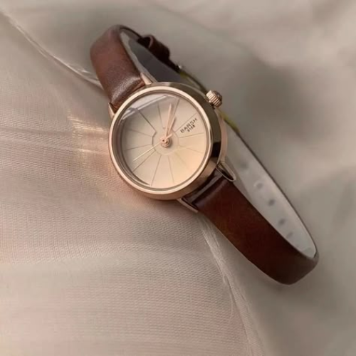 Classic Brown Leather Timepiece