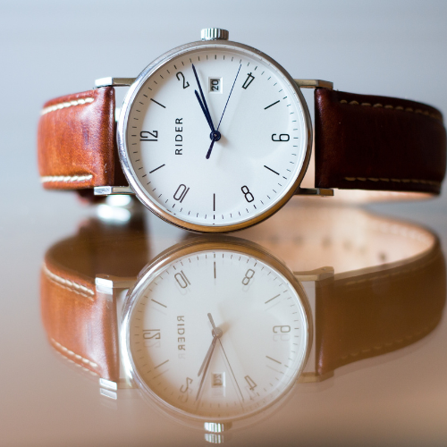 Clean Leather Watch Strap